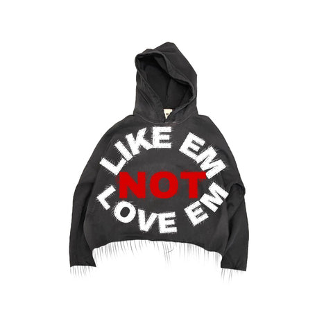 “Like EM Not Love Them” Cropped Hoodie